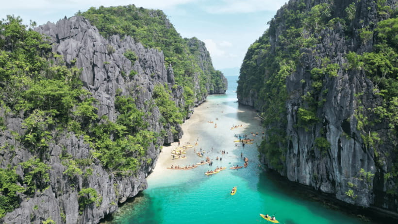 El Nido: Secret Lagoon Island Hopping with Lunch - Big Lagoon and the first look at El Nido’s cliffs
