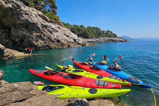 Elaphite Islands Full-Day Kayak and Bike Tour from Dubrovnik - Lunch, beach time, and the best pause of the day