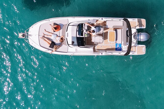 Elaphite Islands Luxury Private Boat Tour with Cap Camarat 7.5 - Koločep: caves, cliffs, and the first swim