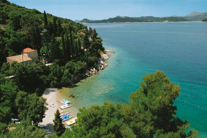 Elaphiti Islands by Catamaran with snacks and unlimited drinks from Dubrovnik - Šipan: two hours for a slow island stop