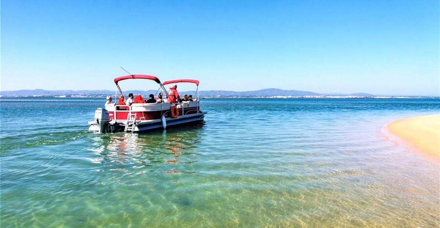 Faro: Ria Formosa Faro Islands Boat Tour - Barreta Island brings dunes and open shore