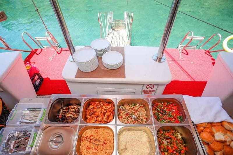 Fethiye: 12 Islands Boat Tour with Lunch and Hotel Transfer - Lunch on the boat: filling, simple, and not designed for every diet