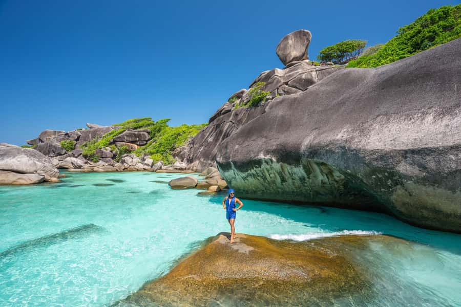 From Ao Nang: Similan Islands Boat Trip with Transfer & Food - The real shape of this 12-hour day