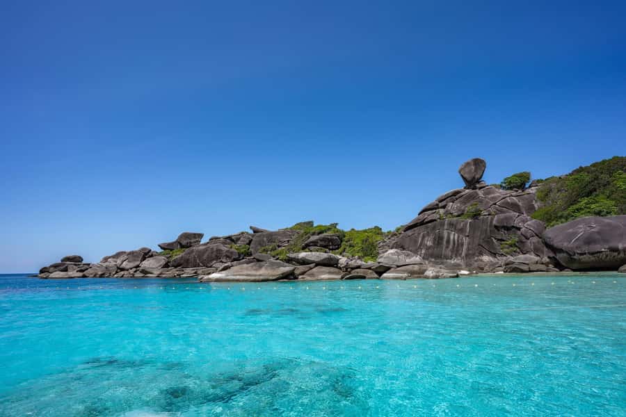 From Ao Nang: Similan Islands Boat Trip with Transfer & Food - Miang Island: lunch and the day’s breathing room