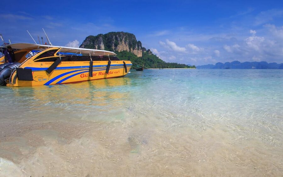 From Aonang: 4 Islands one day tour with Lunch - Chicken Island’s famous rock and snorkeling stop
