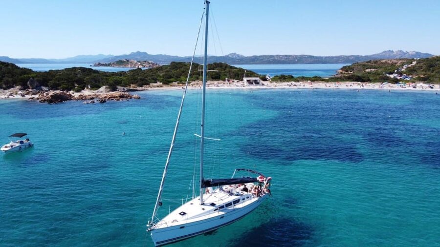 From Cannigione: Sailboat Tour in La Maddalena Archipelago - How the route works around Spargi, Budelli, and Santa Maria