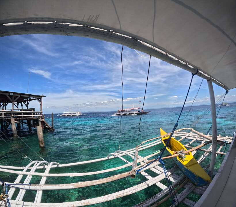 From Cebu: Island Hopping to 3 islands with BBQ lunch - A seven-hour route from Cebu to three island stops