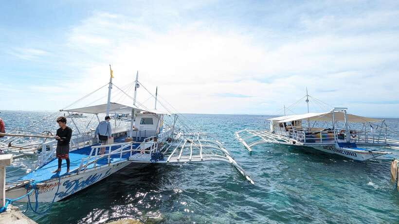 From Cebu: Island Hopping to 3 islands with BBQ lunch - Weather, boat comfort, and other practical limits