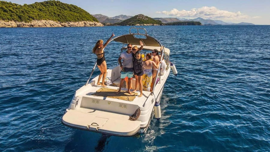 From Dubrovnik: Elaphiti Islands & Blue Cave Speedboat Tour - The Blue Cave requires a real swim