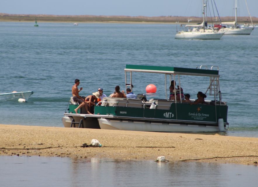 From Faro: 2-Island, 2-Stop Ria Formosa Catamaran Tour - Key points at a glance