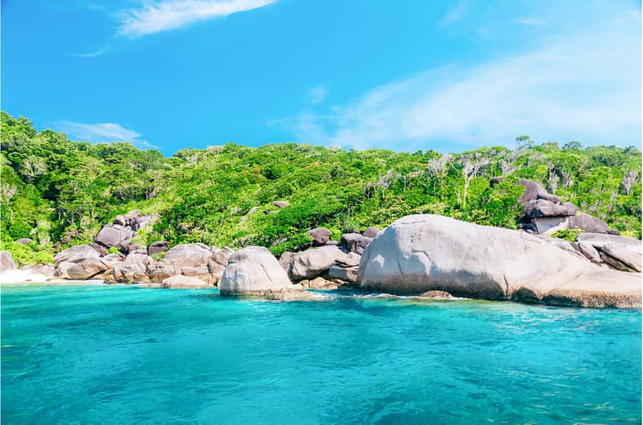 From Khao Lak: Similan Islands Day Trip with Snorkeling - Lunch and island time at Koh Miang