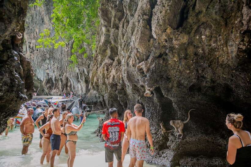 From Koh Phi Phi island and 7 Islands Long Tail Boat Trip - Bamboo Island gives you room to slow down
