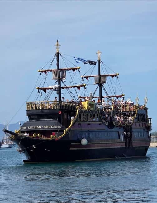 From Kos: 3-Island Boat Trip with BBQ & Water Slide - A full day at sea for $31