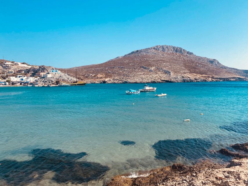 From Kos: 3-Island Boat Trip with BBQ & Water Slide - Kalymnos and the port town of Pothia