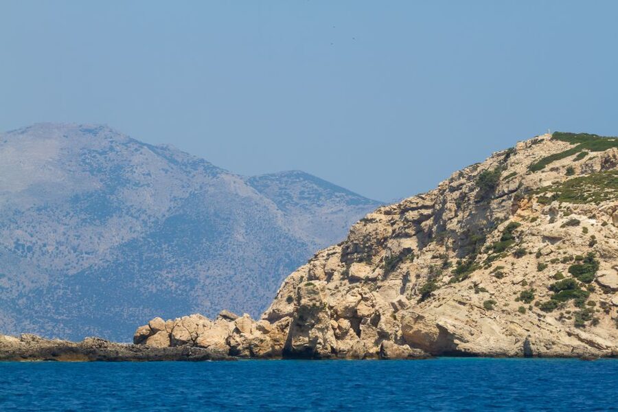 From Kos: 3-Island Pirate Cruise with Lunch and Waterslide - Plati brings the big finish