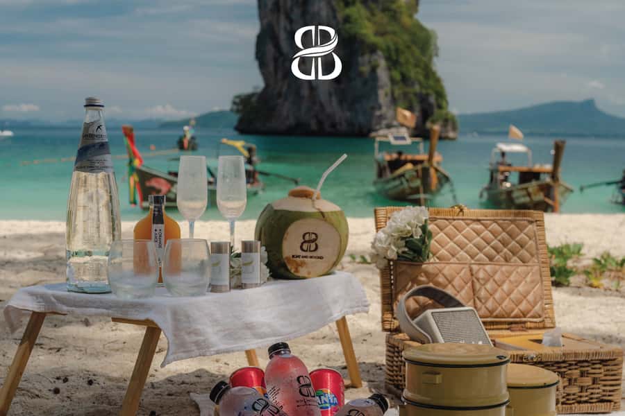 From Krabi: 4 Islands Private Longtail Boat Tour with Picnic - Railay Beach as the final coastal stop