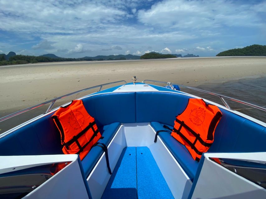 From Krabi: 4 Islands Snorkeling Tour by Speed Boat - Four Krabi islands by speed boat for $41