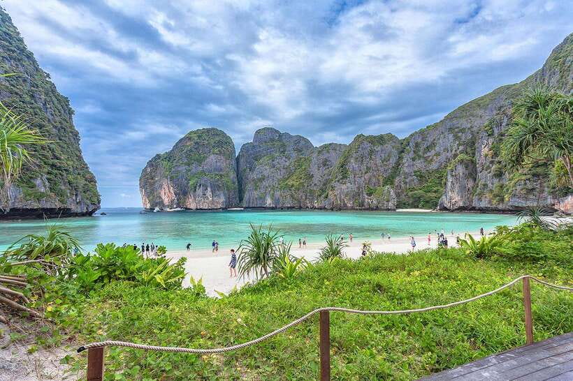 From Krabi: Maya Bay, Bamboo & Phi Phi Islands Day Tour - Bamboo Island gives the day room to breathe
