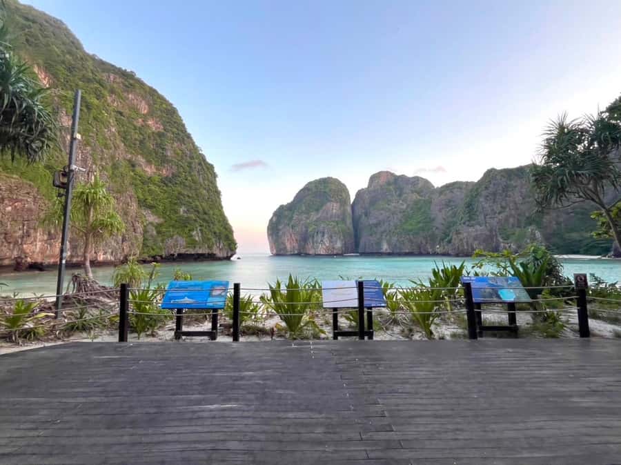 From Krabi: Phi Phi Early Bird & 4 Islands by Speedboat - Bamboo Island: lunch, sand, and the longest beach break