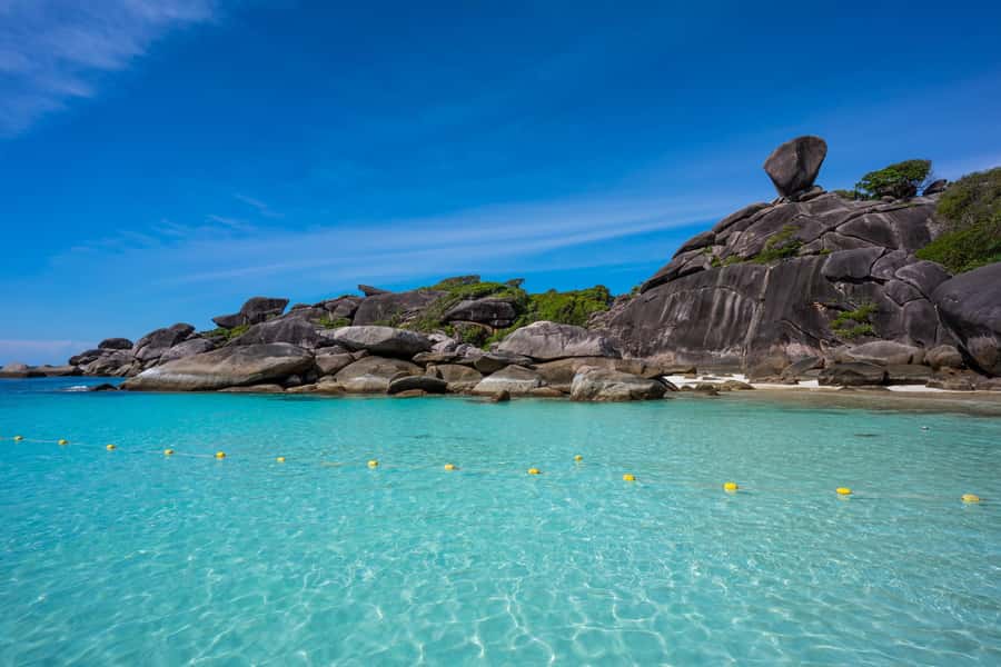 From Krabi: Similan Islands Day Trip by Speedboat - Koh Miang: your first beach and swim stop