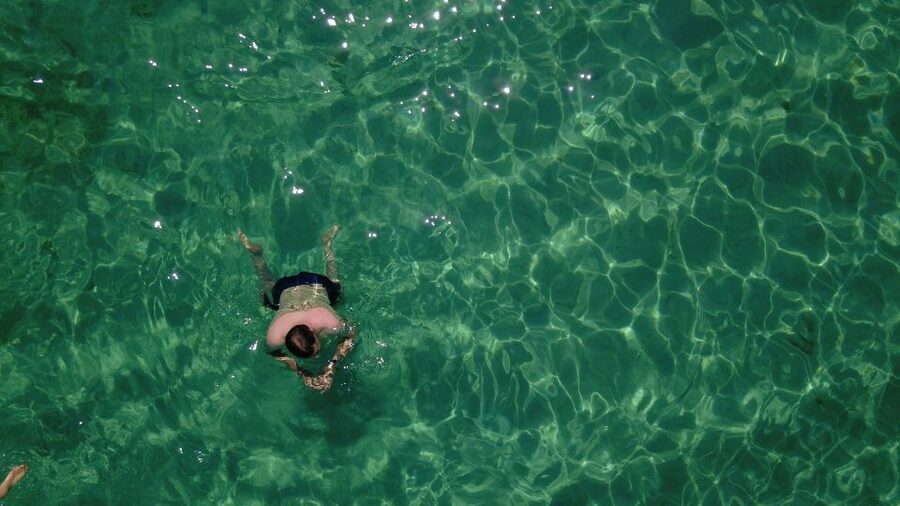 From Ouranoupoli: Blue Lagoon Two Island Cruise - Banana Beach is the main relaxation stop