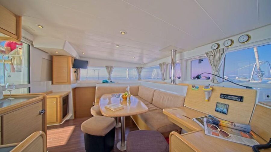 From Palau: Catamaran tour in La Maddalena Archipelago - Starting at Yacht Club Punta Sardegna