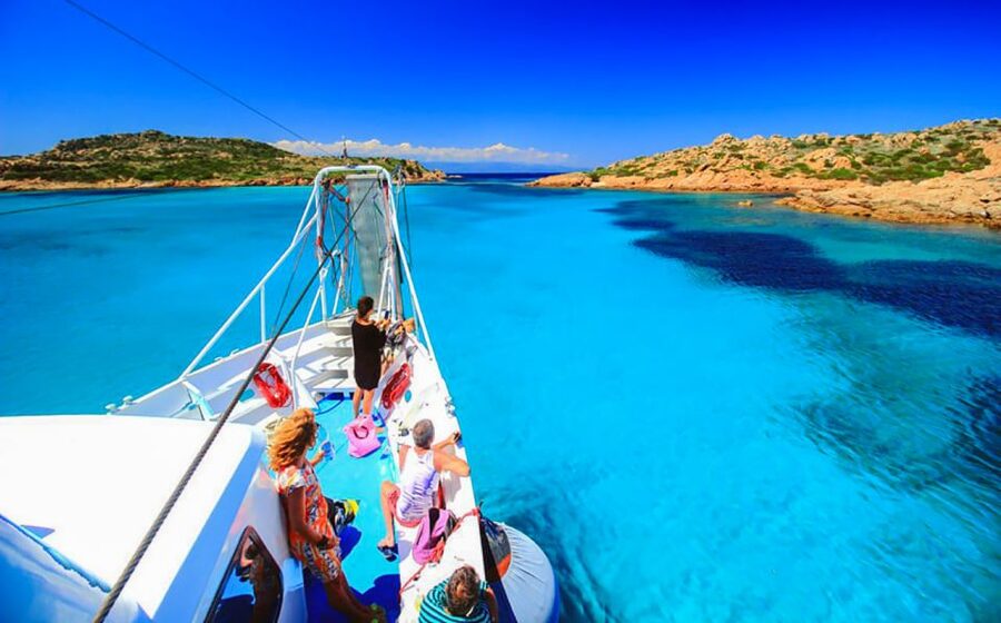 From Palau: La Maddalena Archipelago Day Tour by Boat - La Maddalena town gives the day a change of pace