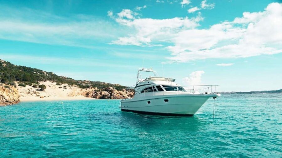 From Palau: La Maddalena Archipelago Yacht Tour with Lunch - Santa Maria: a long final beach stop