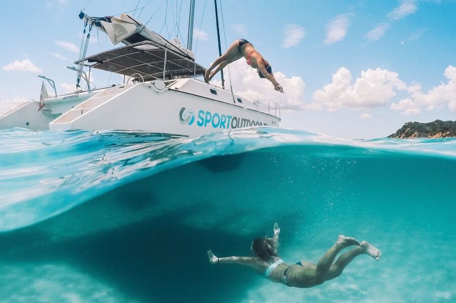 From Palau: La Maddalena Full-Day Archipelago Catamaran Tour - Weather, route changes, and what you give up