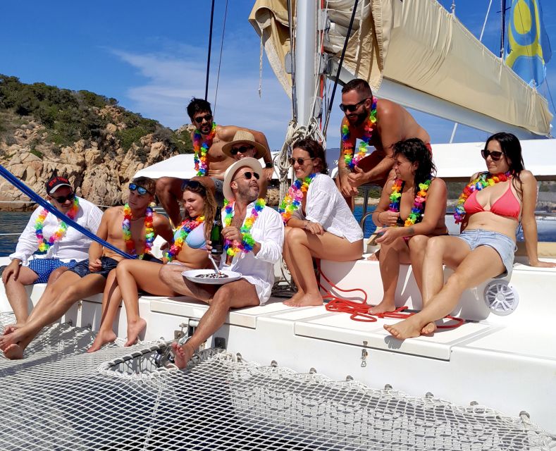From Palau: Maddalena Archipelago Catamaran Tour with Lunch - Lunch with pasta, bread, and Vermentino