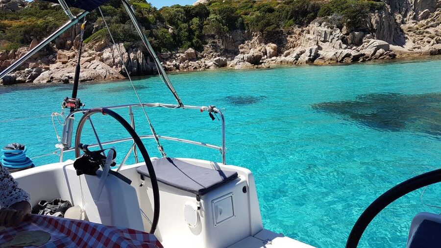 From Palau: Sailboat tour in La Maddalena Archipelago - Lunch With Fish, Wine, and Sardinian Sweets