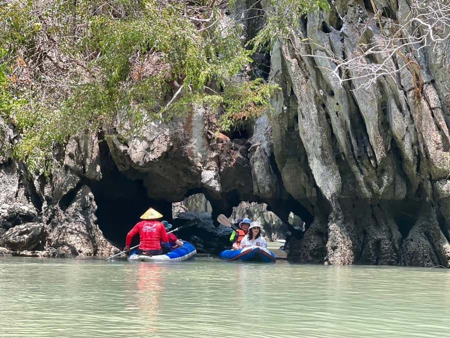 From Phuket: Phang Nga Bay 6-Islands canoeing by Speed boat - Swimming and rest at Koh Naka