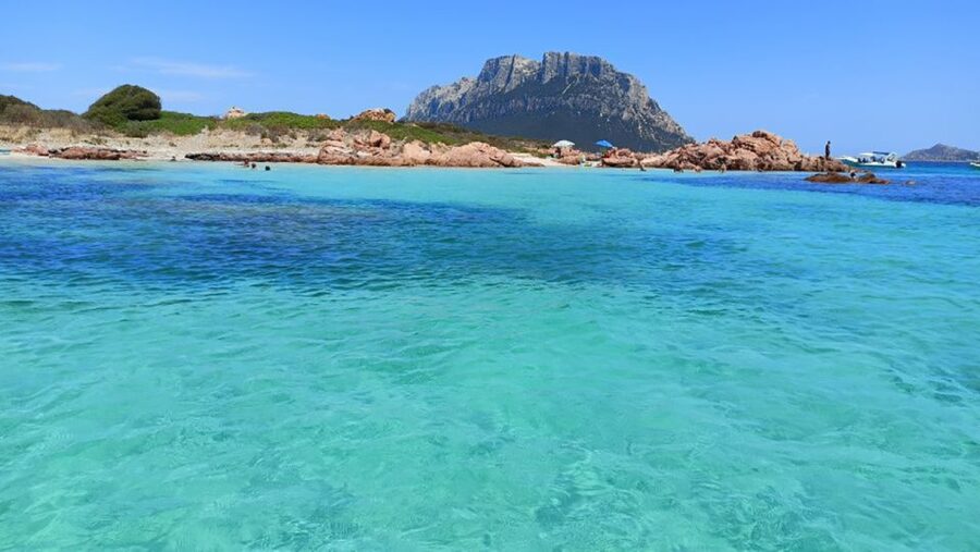 From San Teodoro: Tavolara Archipelago Dinghy Grand Tour - Cala Girgolu and the Rock Turtle