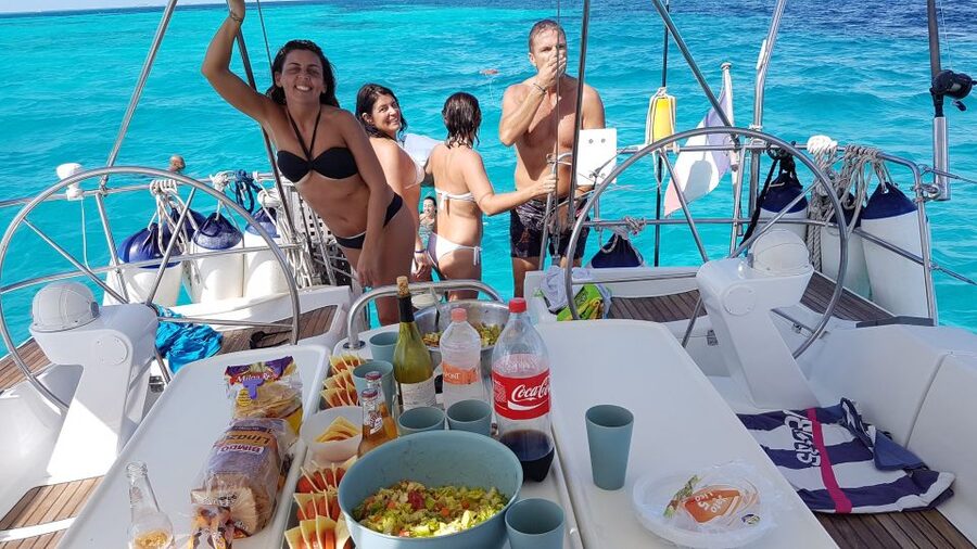 From Santa Teresa: La Maddalena Archipelago Sailboat Tour - Razzoli and the Snorkeling Stops