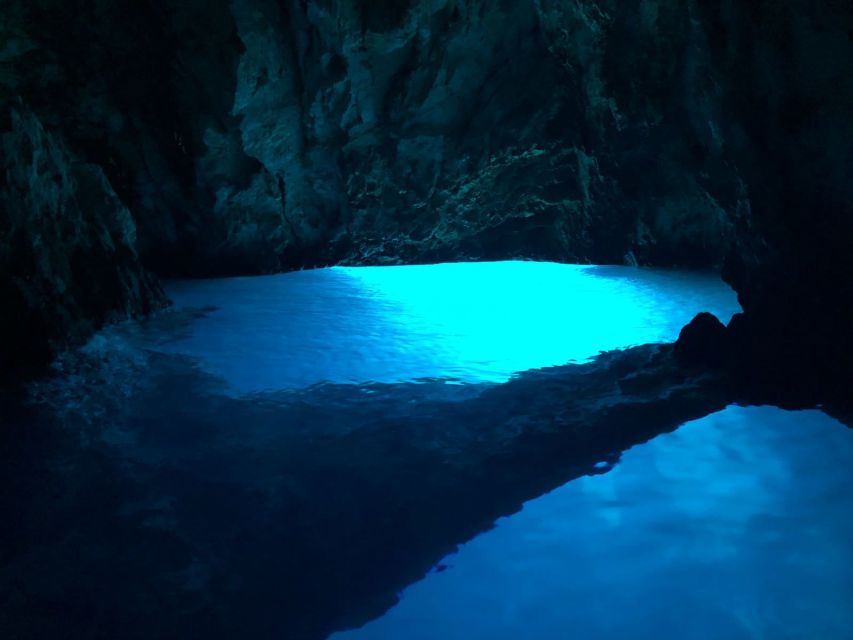 From Split: Blue Cave & Coastal Highlights Private Boat Tour - Lunch in Pakleni Otoci, with food on your own tab