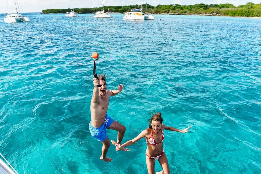 From Split: Blue Cave, Mamma Mia, Vis & Hvar 5-Island Tour - The Blue Cave on Bisevo