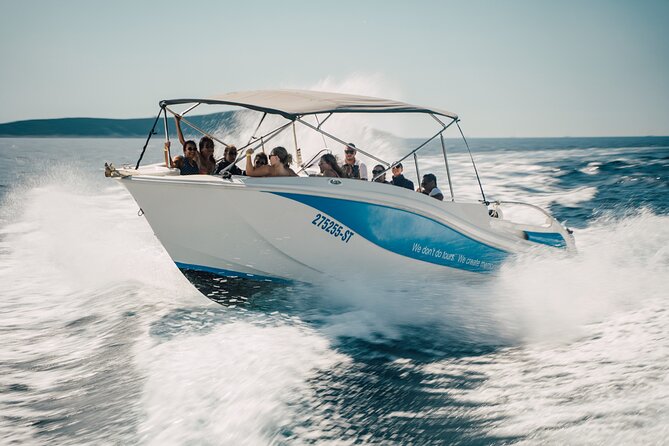 From Split: Blue Lagoon and 3 Islands Speedboat Tour - Trogir gives the trip its cultural center