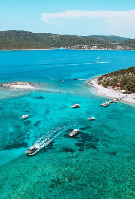From Vis : Island-Hopping Cruise with beach and Cave Stops - Leaving the ferry port for Biševo