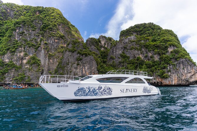 Full-Day Phi Phi and Maiton islands Tour by Speed Catamaran - Phi Phi Don combines lunch with a quick look at island life