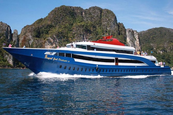 Full Day Phi Phi Islands Tour By Royal Jet Cruiser From Phuket - Phi Phi Ley by boat: cliffs, caves, and famous bays