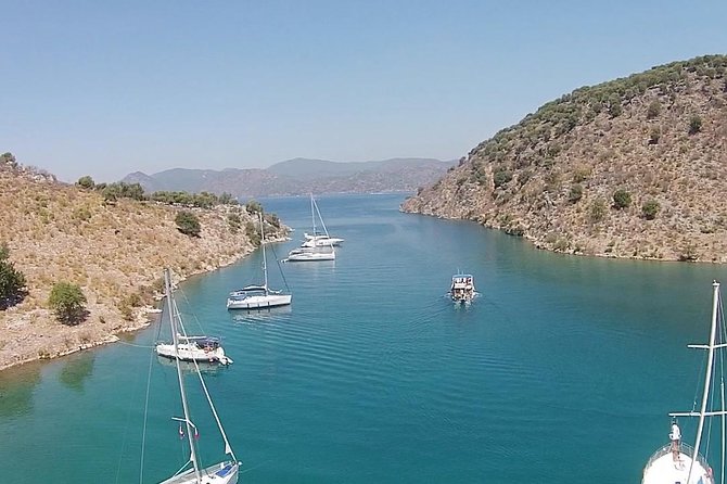 Gocek 12 Islands Cruise with Lunch & Transfer from Sarıgerme - Büyükova Bay starts the swimming day