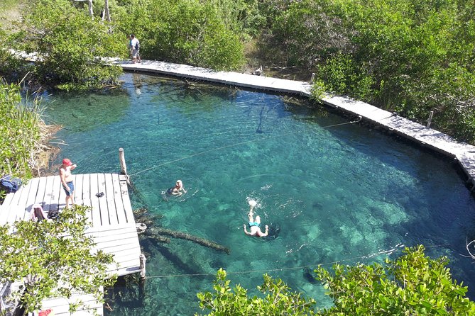 Holbox 3 Island Private Boat Tour - Yalahau Lagoon and its cool freshwater pool