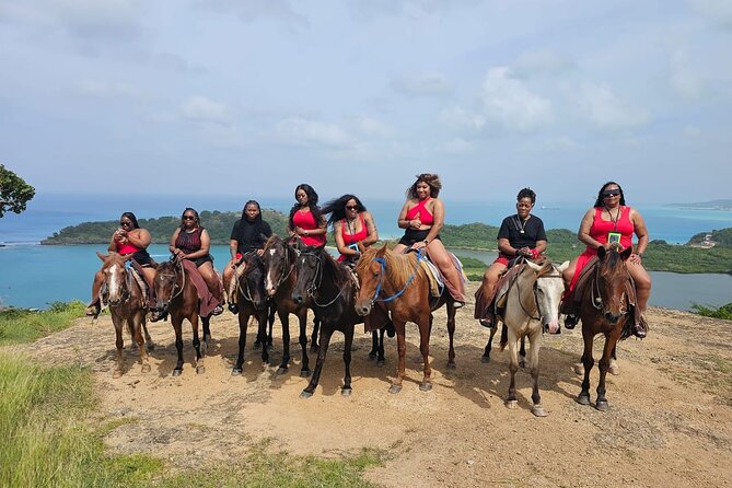 Horseback Riding at Hawksbill Beach in Five islands Antigua - The first 20 minutes may be on roads and hills