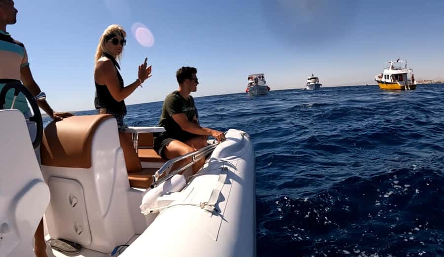 Hurghada: 3-Island Speedboat, Dolphin Watching & Snorkeling - Magawish Island: more room to slow down