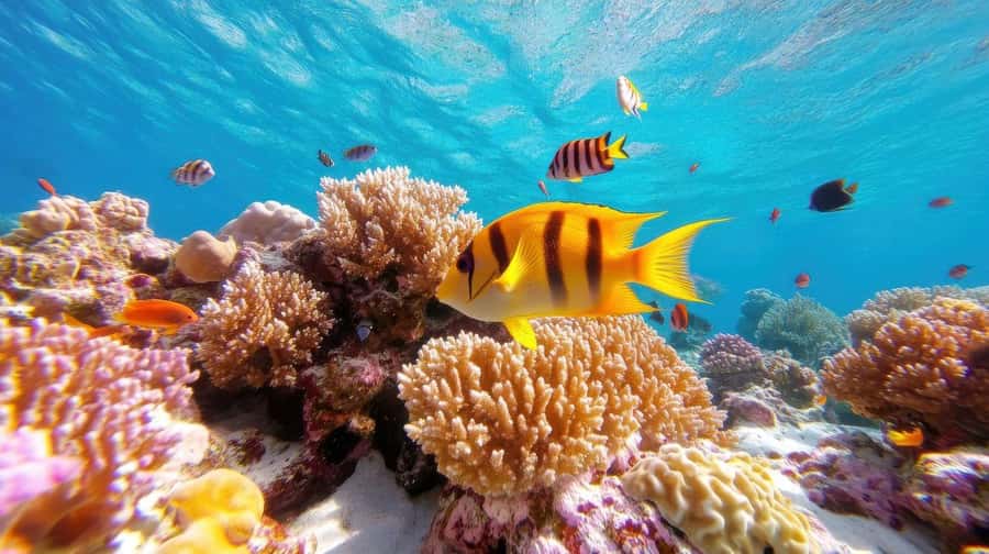Hurghada: 3 Islands, Dolphins & Snorkel Yacht Trip w/ Lunch - Magawish Island: a calmer final stop