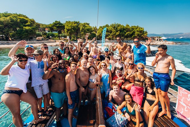 Island Hopping Boat Excursion with Lunch (Trogir,Blue Lagoon, Šolta) - A full day from Slatine, with three different kinds of Croatia