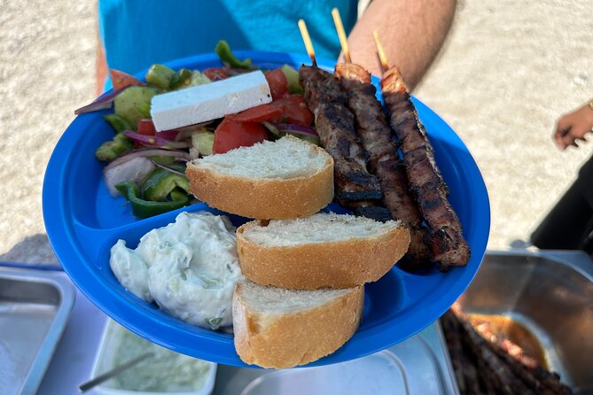 Island Hopping with Beach BBQ - Walking through old Spartochori