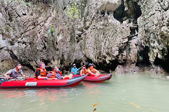 James Bond Island Canoeing 7 Point 5 Island By Speedboat From Phuket - Koh Nakha Noi and the final beach hour