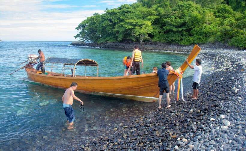 Koh Lipe: 5 Island Snorkeling Trip by Longtail Boat w/ Lunch - Koh Adang: a final swim with plenty of fish