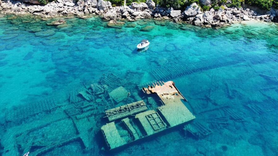 Korčula Archipelago Boat Tour - Boka Shipwreck near Mokalo